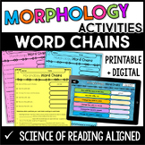 Morphology Word Chains - Morphology Practice with Digital