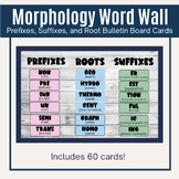 Roots Word Wall | Affixes Word Wall | Science of Reading |