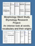 Morphology: Word Study Etymology Research Project
