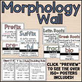 Morphology Word Wall | Affixes | Roots | Bulletin Board | 