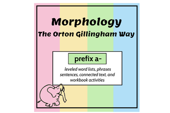 Preview of Morphology the OG Way, PS Prefix a- Unit