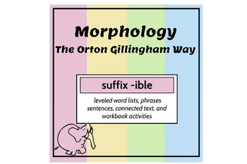 Preview of Morphology the OG Way, PS Suffix -ible unit