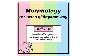 Preview of Morphology the OG Way, PS Suffix -ic Unit