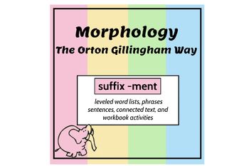 Preview of Morphology the OG Way, PS Suffix -ment Unit