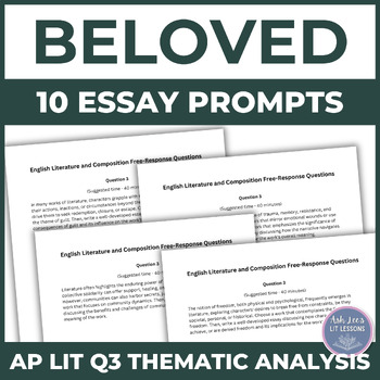 beloved ap essay prompts