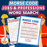Morse Code Alphabet "Jobs & Professions" Word Search Puzzl