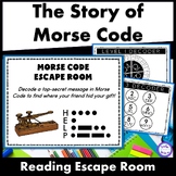 Morse Code Escape Room ELA Social Studies Reading Comprehension