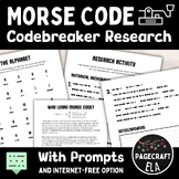 Morse Code Study Activity | Codebreaker for Booklet-Based 