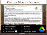 Morse v. Frederick Discussion Activity: Exploring Free Spe