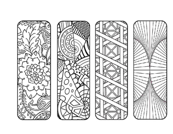 mosaic mandala diy coloring page bookmark by at stuff tpt