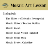Mosaic Unit Art Lesson, History, and Project [Jordy Mack C