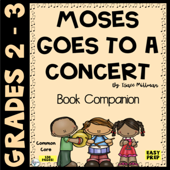 Preview of Moses Goes to a Concert by Isaac Millman Book Companion and Test