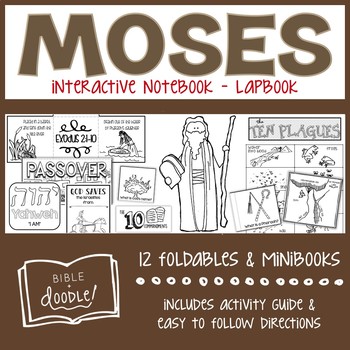 Preview of Moses Interactive Notebook - Lapbook (K-6)