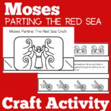 Moses Parting Red Sea Craft | Bible Stories Lessons | Bibl