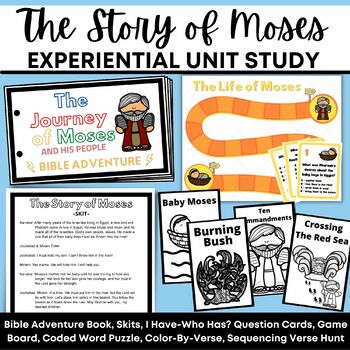 Preview of Moses Unit Study: 10 Project-Based Lessons on Moses & the Israelites in Exodus