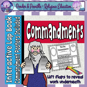 Preview of Ten Commandments Lap Book