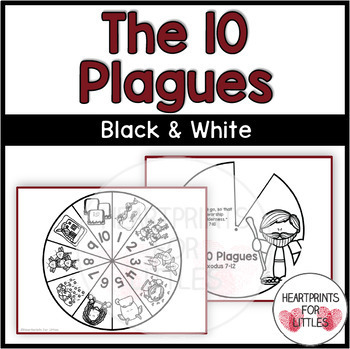 Moses and the 10 Plagues Bible Craft by Heartprints for Littles