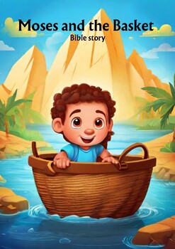 Preview of Moses and the Basket Escape bible story for kids