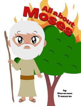Preview of Moses and the Red Sea Coloring & Activity Printable