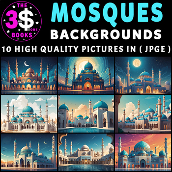 Preview of Mosques Backgrounds – 1O Pictures