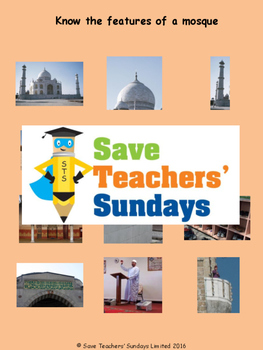 Preview of Mosques Lesson plan, PowerPoint, Activity / Game and Worksheets