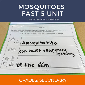 Preview of Mosquitoes Fast 5 Unit (6th & Up)