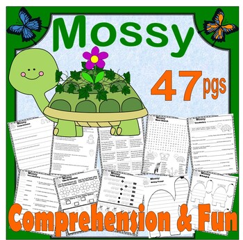 Preview of Mossy Jan Brett Read Aloud Book Study Companion Reading Comprehension Worksheets