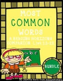 Most Common Words Activity Bundle: A Reading Horizons Comp
