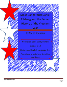 Preview of Most Dangerous: Dan Ellsburg - Secret History of Vietnam War Book Study Bundle