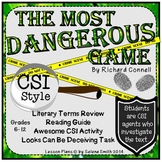 The Most Dangerous Game Reading Guide, CSI Activity, Chara