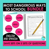 Most Dangerous Ways to School Questions Bundle | Spanish a