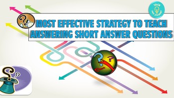 Preview of Most Effective Strategy to Teach Answering Short Answer Questions