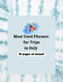 Most Important Phrases for Trips in Italian