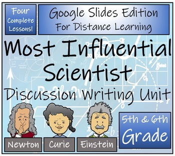 Preview of Greatest Scientist Opinion Writing Unit Digital & Print | 5th & 6th Grade