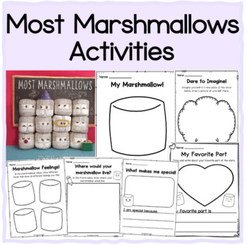 Preview of Most Marshmallows Activities