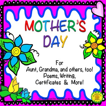 Mother's Day Poems and MORE! by Growing Smart Readers | TpT