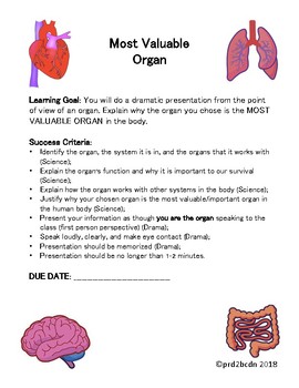 Preview of Most Valuable Organ - Human Organ Systems