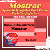 Mostrar - Spanish Irregular Past Tense Verb Conjugation - 