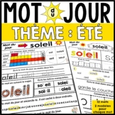 Mot du jour - Thème de l'été