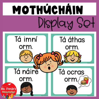 Preview of Mothúcháin as Gaeilge (Emotions Posters in Irish) *UPDATED*