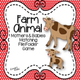 Mother & Baby Farm Animal Matching File Folder Game {FARM}