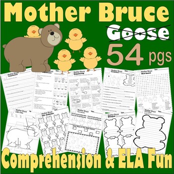 Preview of Mother Bruce Goose SPRING Read Aloud Book Study Companion Reading Comprehension