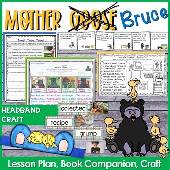 Preview of Mother Bruce Lesson Plan, Book Companion, and Craft
