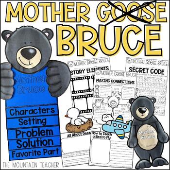 Preview of Mother Bruce Read Aloud Activities and Bear Crafts for Bulletin Boards