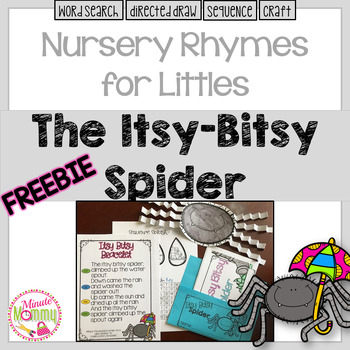 Preview of Nursery Rhymes for Littles | Itsy Bitsy Spider FREEBIE