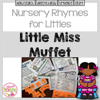 Mother Goose Kindergarten Literacy Activities | Little Miss Muffet