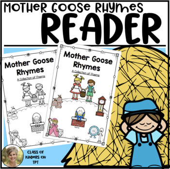 Preview of Mother Goose Nursery Rhymes Poetry Reader Kindergarten & First