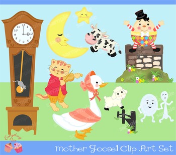 Preview of Mother Goose 1 Clipart Set