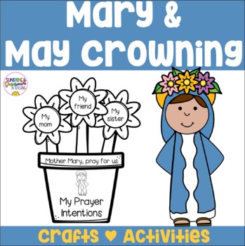 Preview of Mother Mary and May Crowning Crafts and Activities