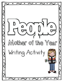 Mother Of The Year - People Ad - Writing Activity